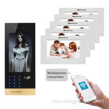 Multi Apartment Building Security Entry Monitor Door Phone